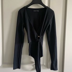 Abercrombie and Fitch black bodysuit